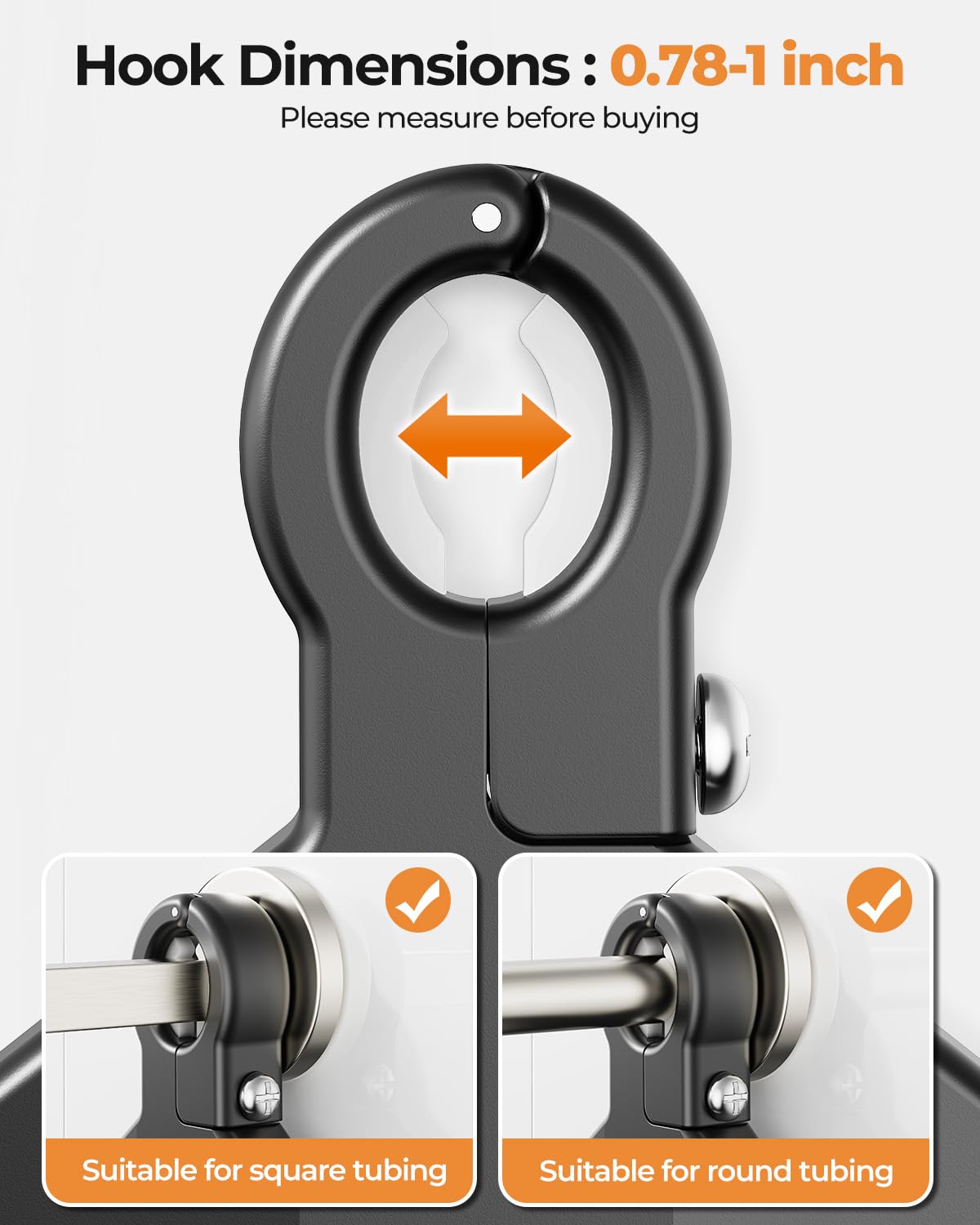 ODesign détail du grip caoutchouc supérieur, stabilise sans rayer
