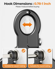 ODesign détail du grip caoutchouc supérieur, stabilise sans rayer
