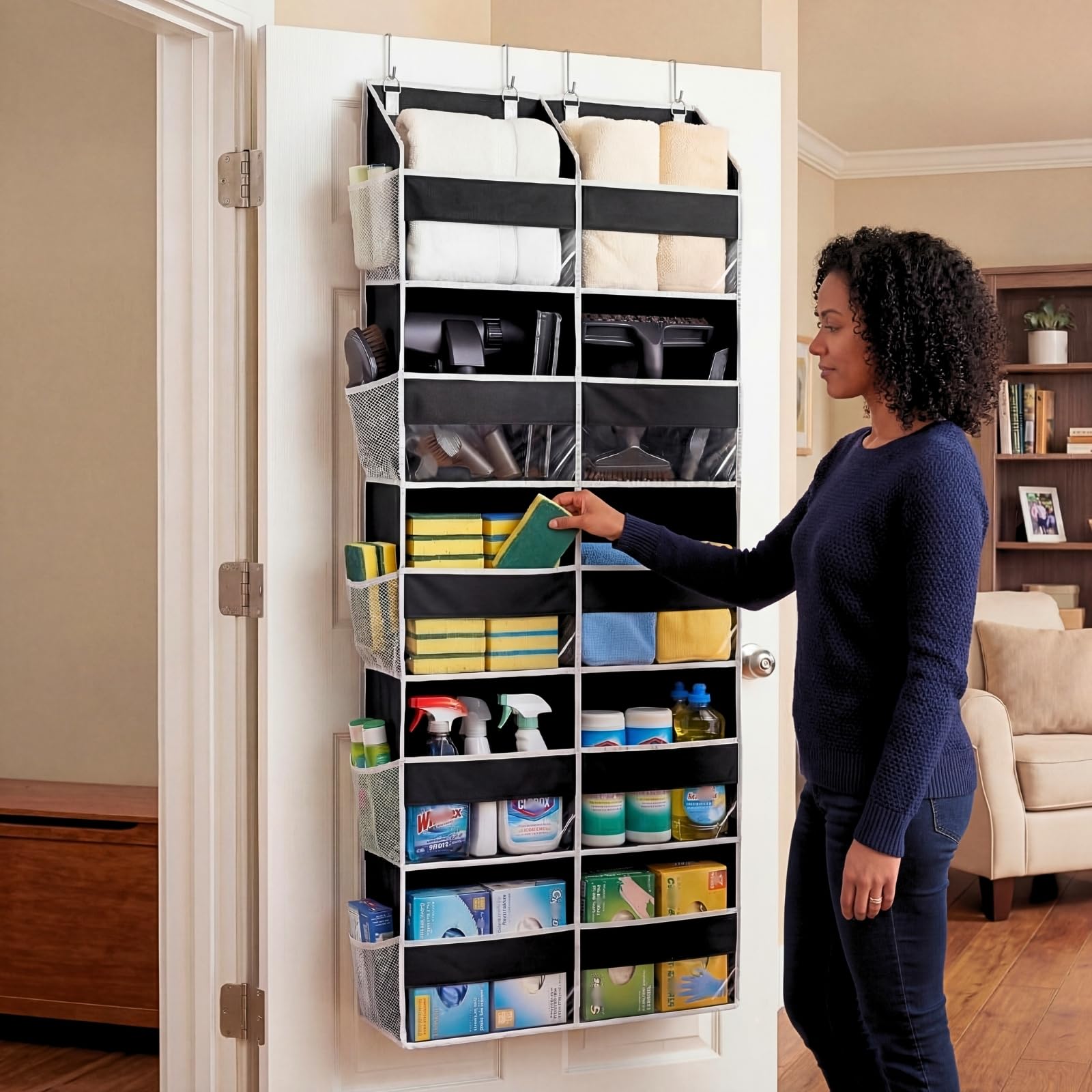Ofiray-home échelle de taille comparée à une porte pour évaluer dimensions