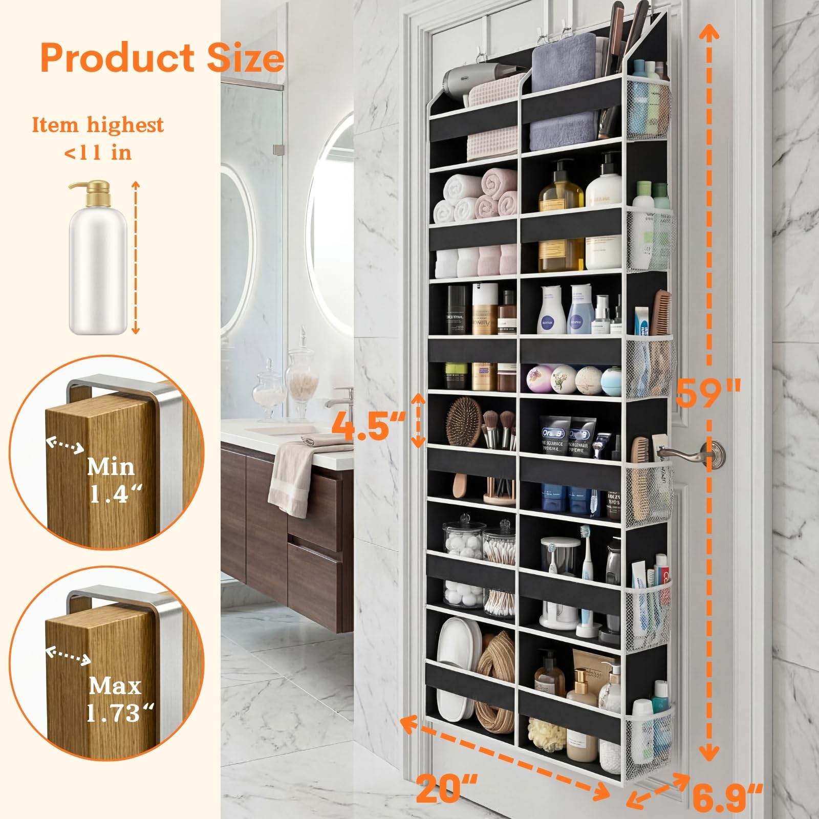 Ofiray-home fenêtre transparente montrant contenu visible pour repérage rapide