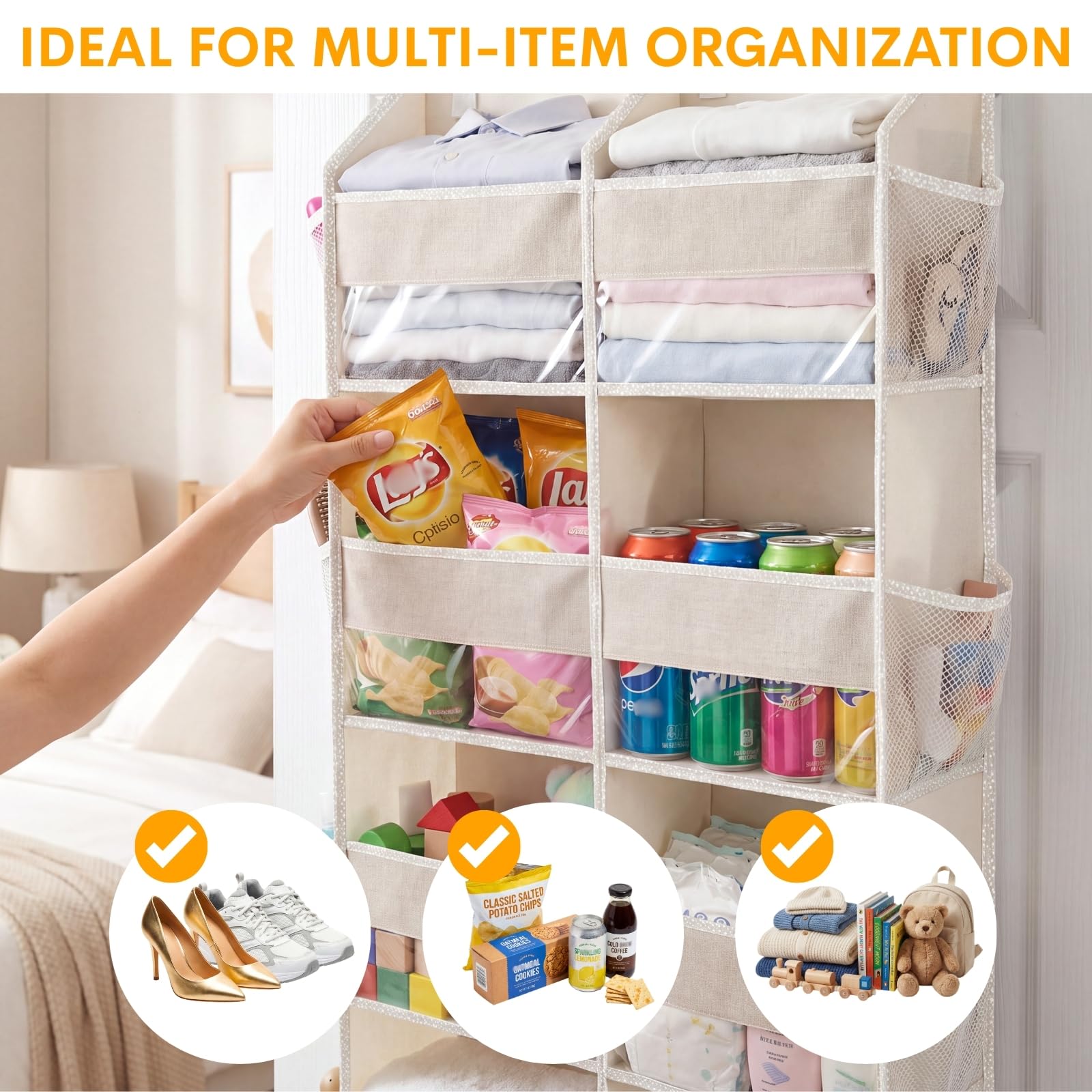 Ofiray-home rangement avec chaussures et jouets pour organisation enfantine