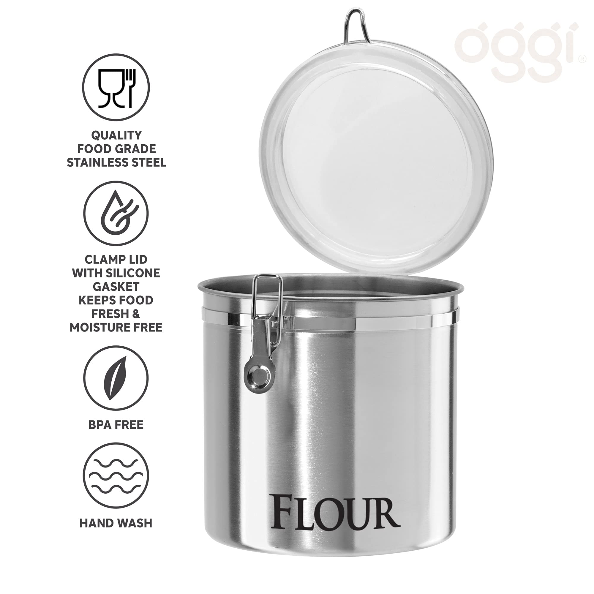 Oggi finition acier inox brossé durable et sans taches