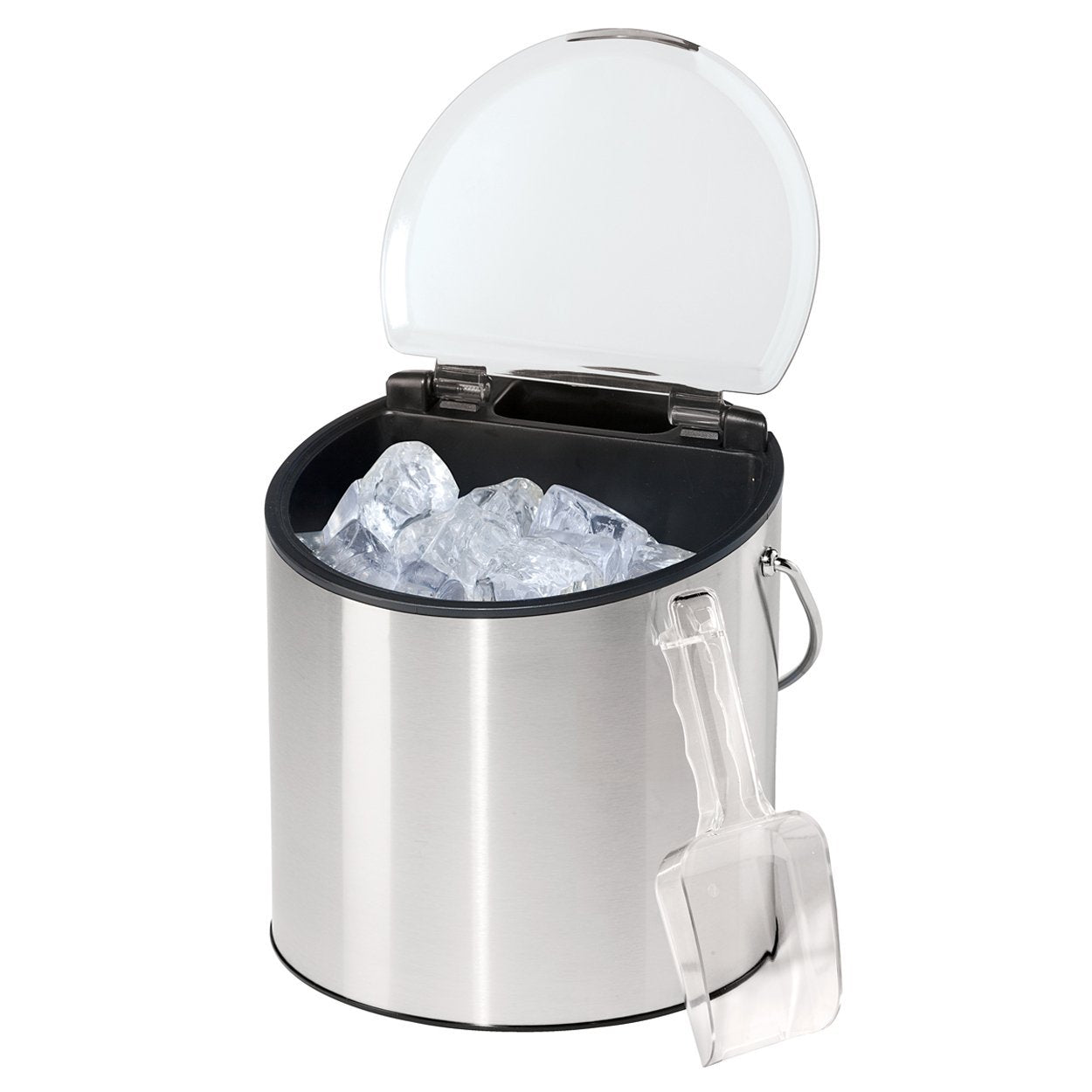 OGGI seau en usage avec deux bouteilles froides et glaçons pour service pratique