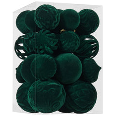 Ohapishop boule velours face avant montrant finition élégante et couleur vert foncé