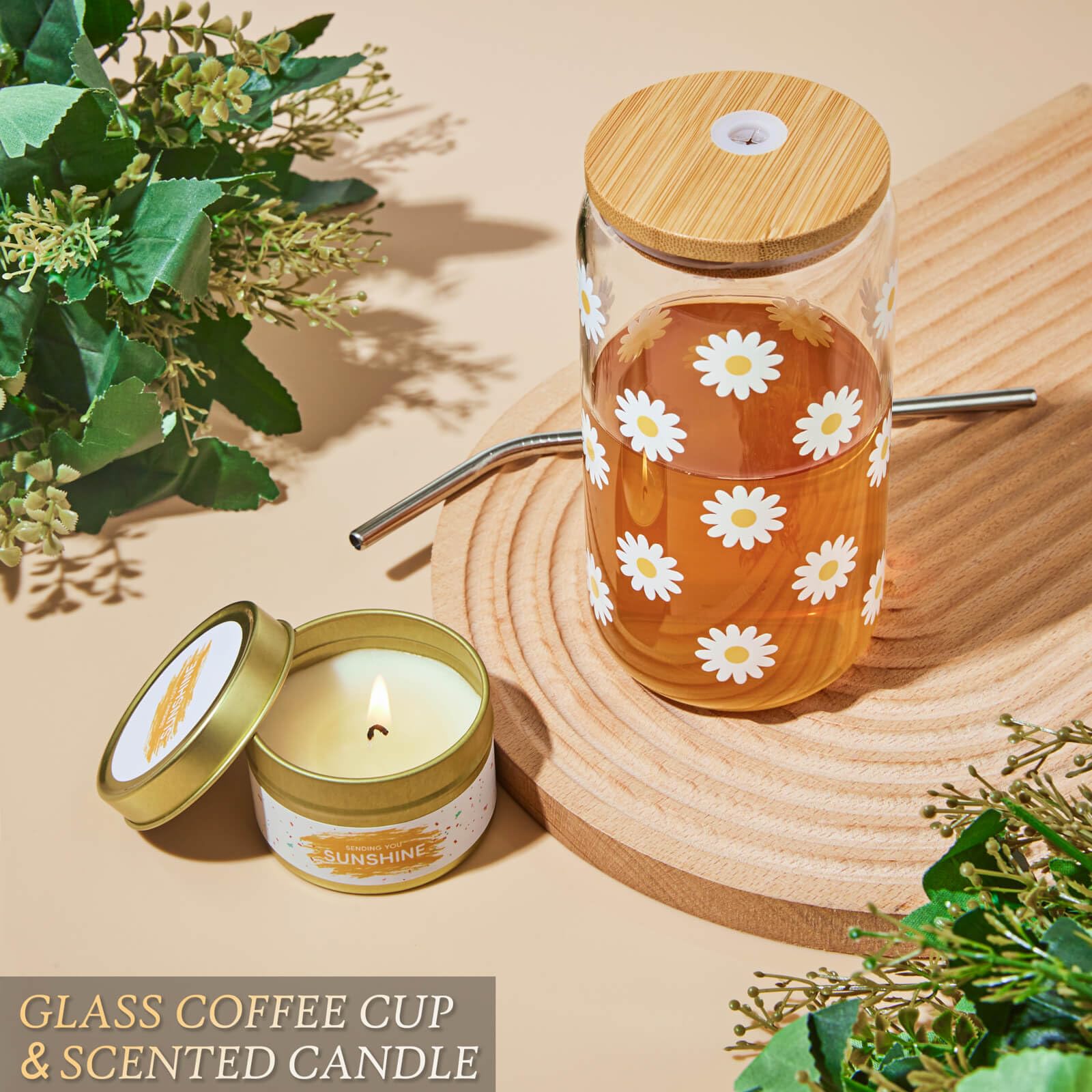 OHATOS vase tournesol crocheté fait main offre décoration durable optimiste