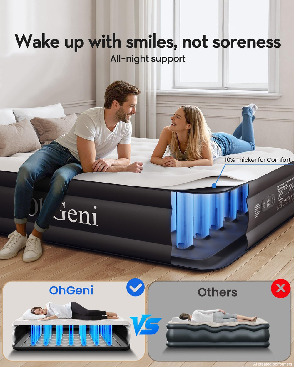 OhGeni sac de transport plié pour rangement compact et mobilité