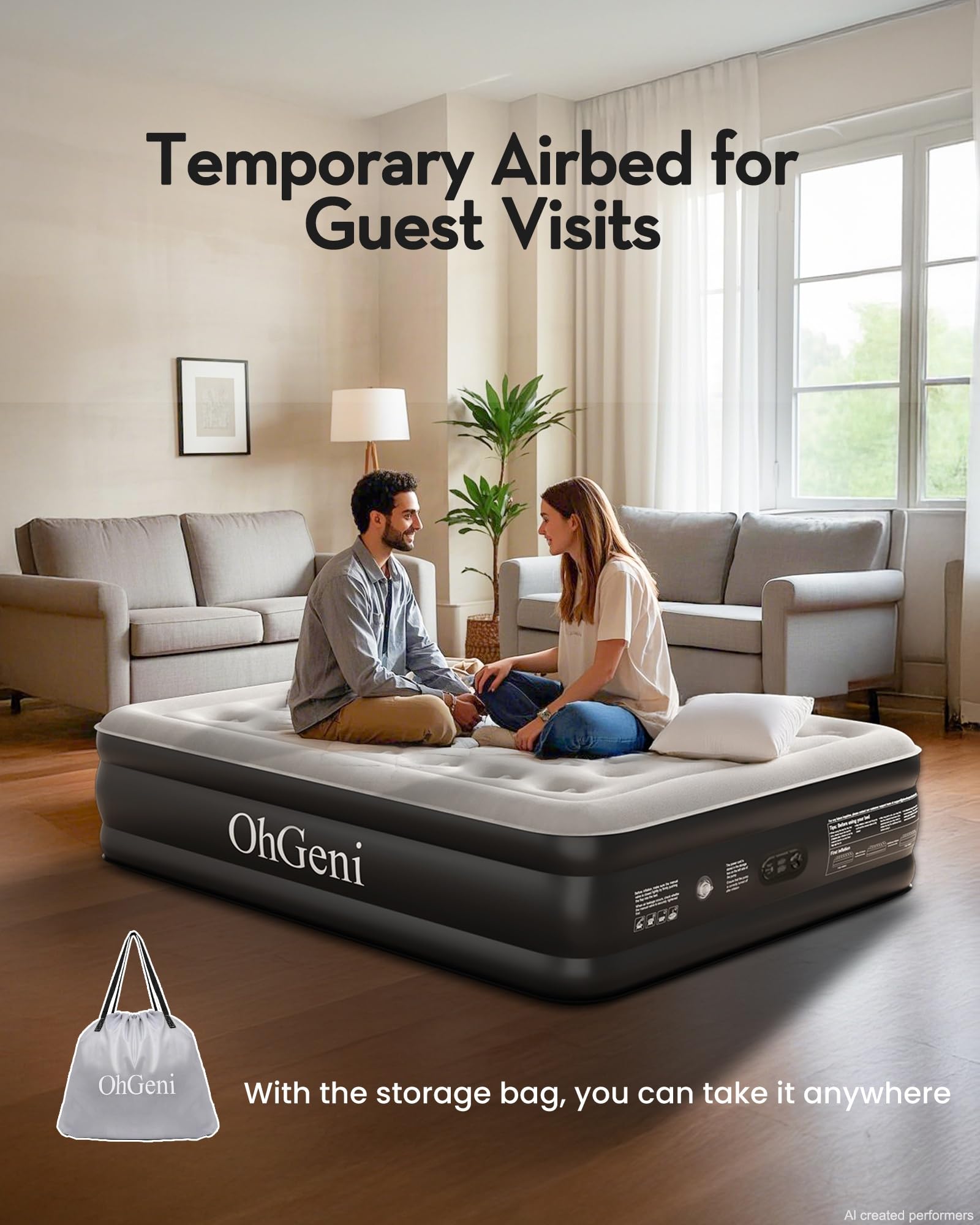 OhGeni surface texturée gros plan offrant maintien et douceur