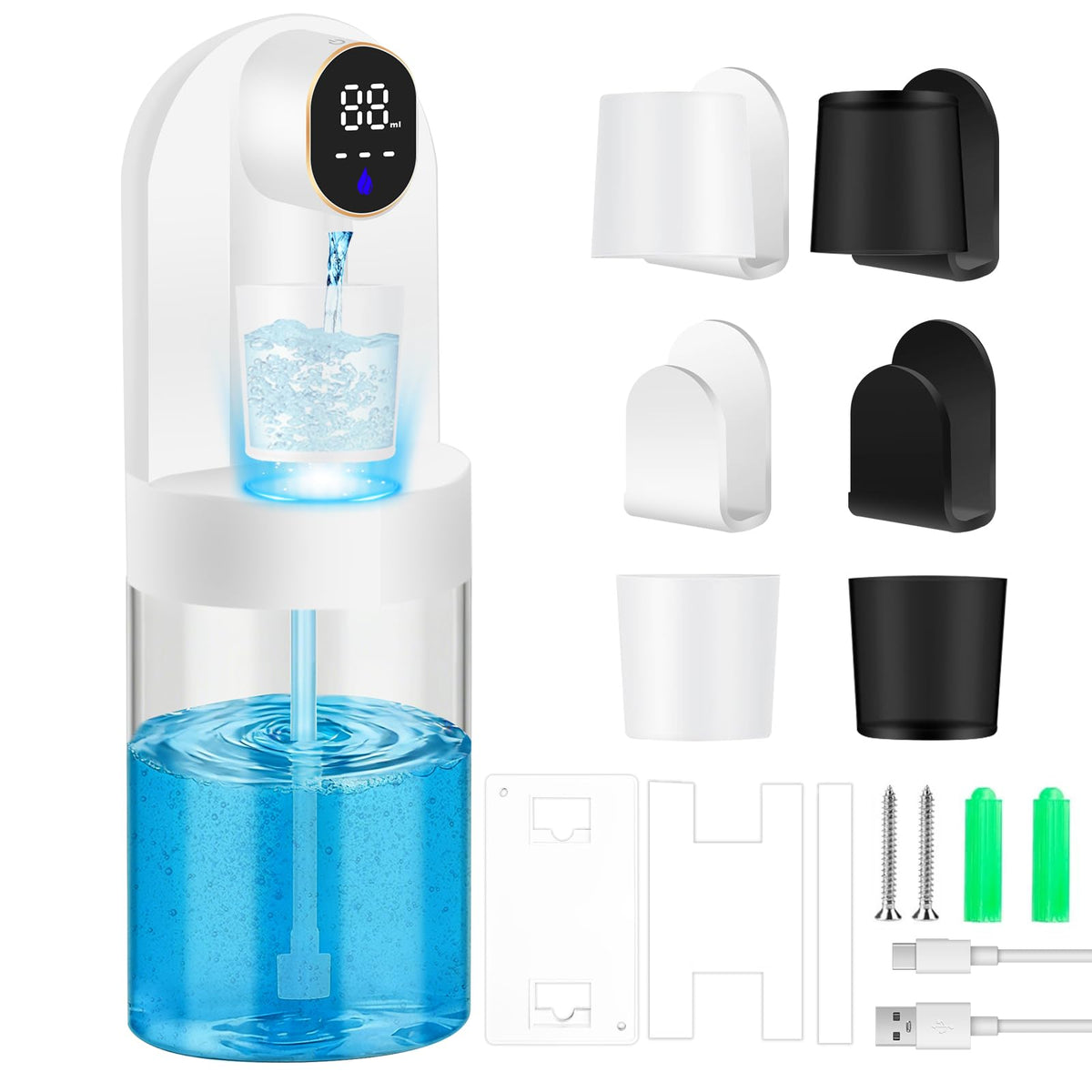 OHIFAST distributeur face avant montrant design épuré et activation sans contact