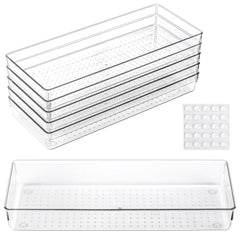Ohlove vue avant des bacs transparents montrant organisation rapide