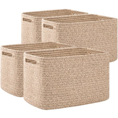 OIAHOMY panier devant packing montrant lot de quatre et gain de rangement