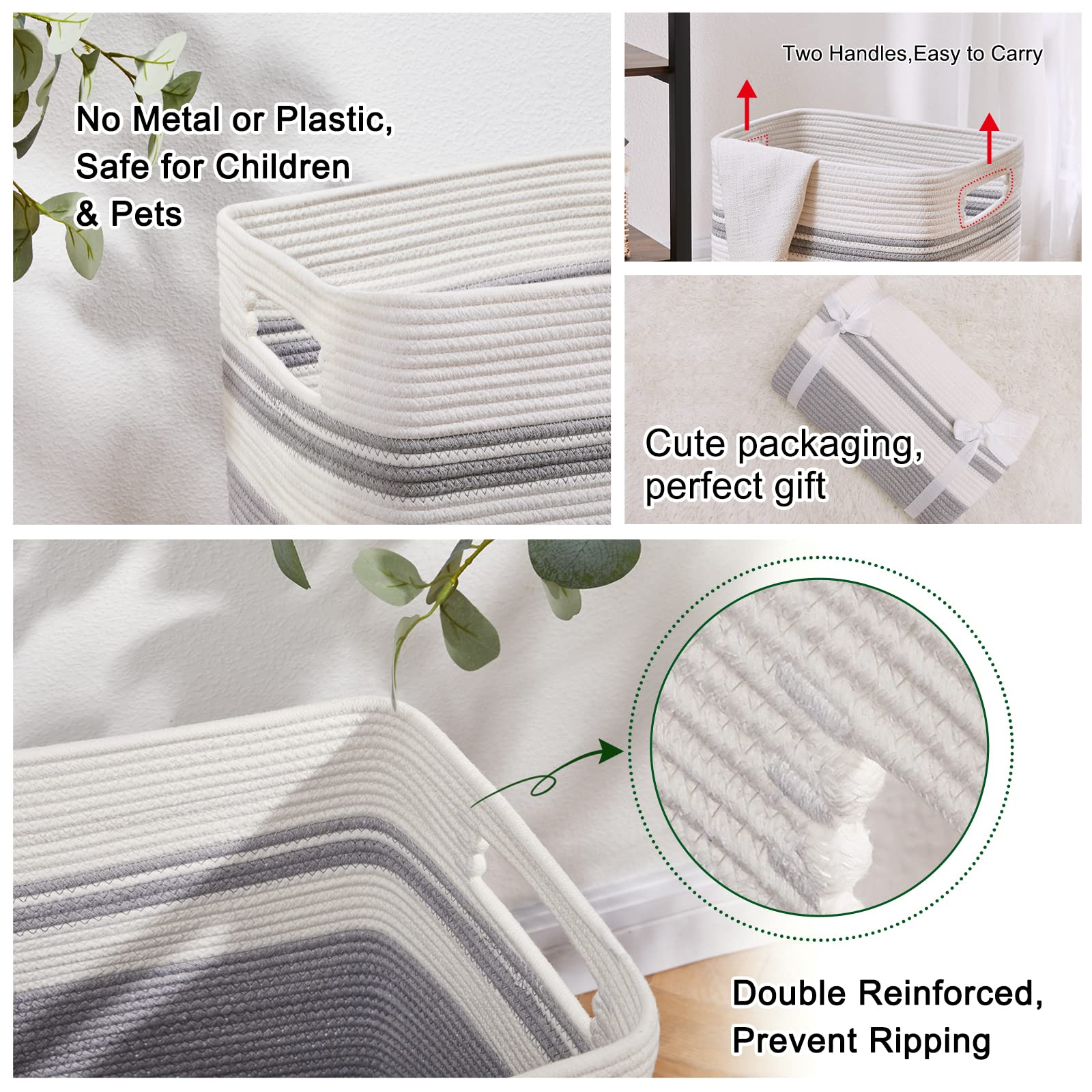OIAHOMY panier plié à plat pour rangement compact et gain d’espace