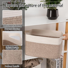 OIAHOMY panier en salle de bain organise serviettes proprement