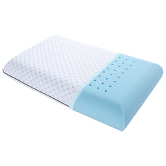Okao Home Goods oreiller face avant montrant forme et finition, confort immédiat
