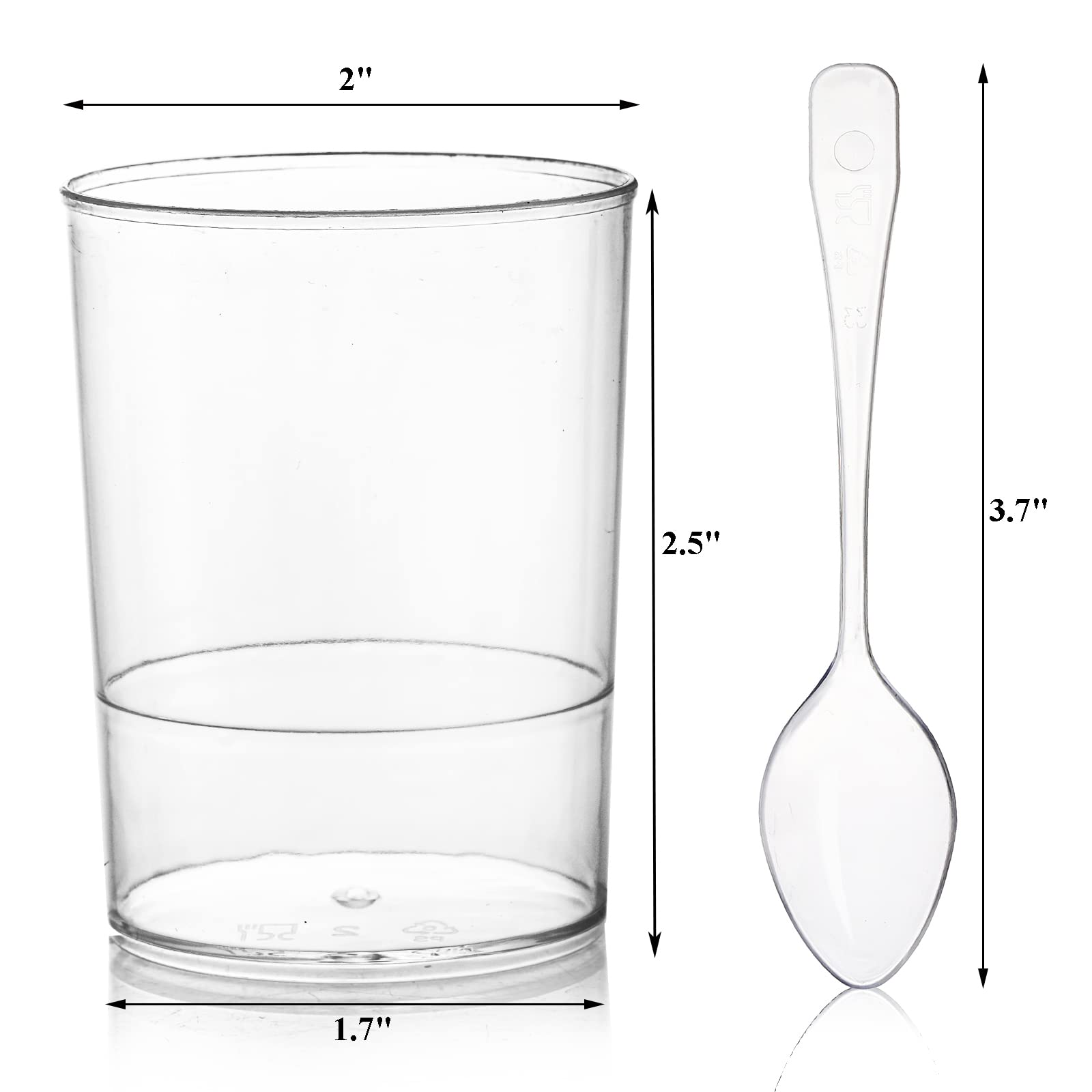 Okllen gros plan montrant capacité 3 oz et proportions précises