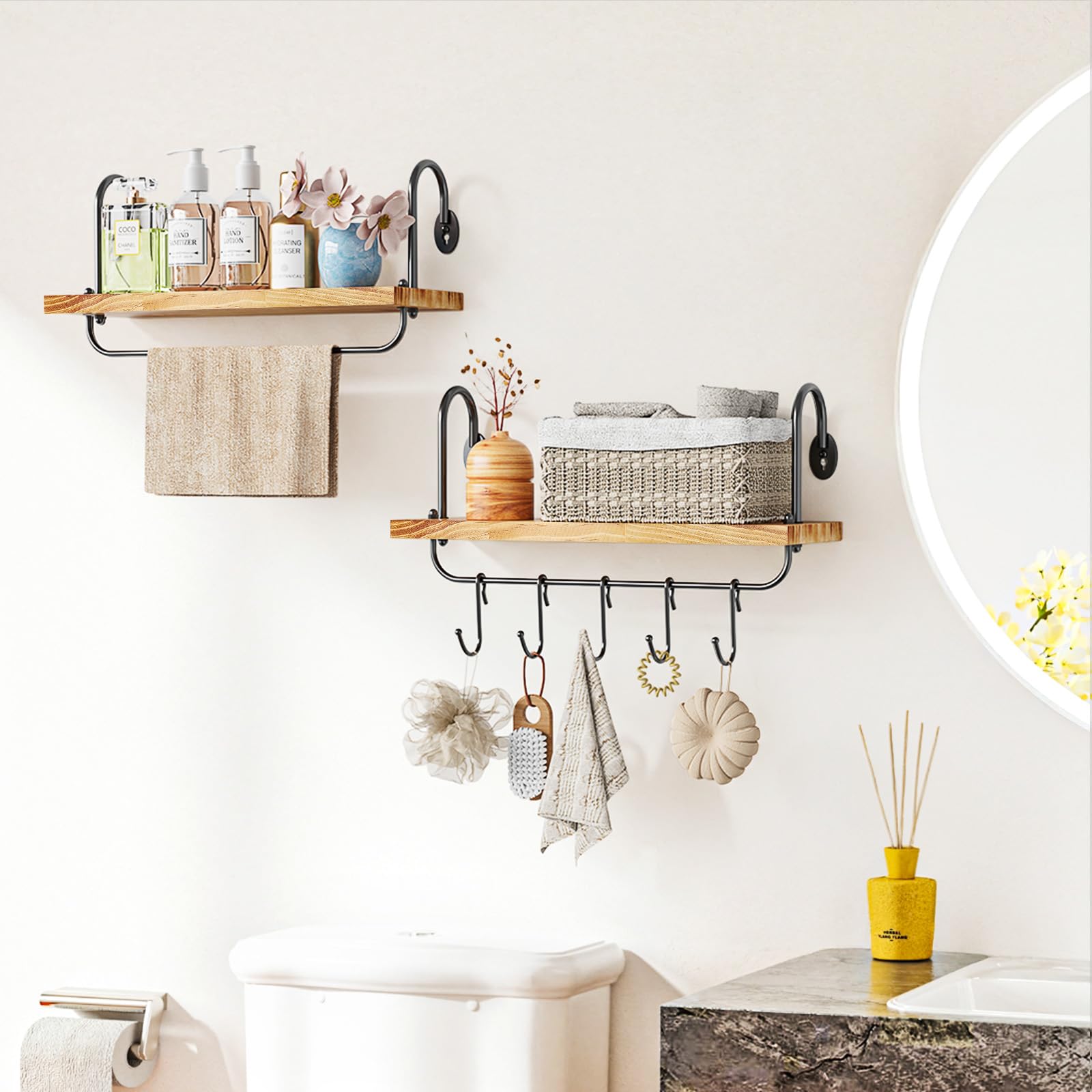 Olakee mise en scène déco cuisine soulignant style rustique