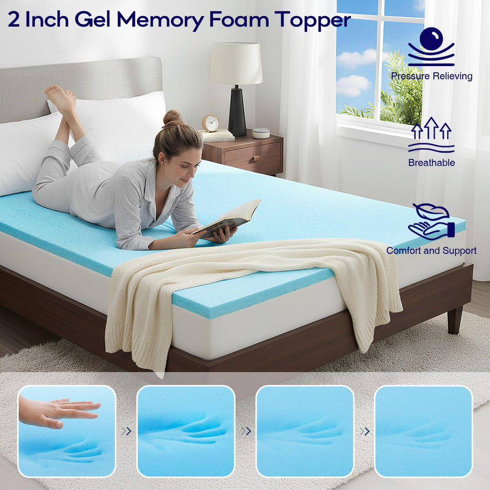 OLANLY jupe profonde et élastique à 360° assurant maintien stable sur le matelas