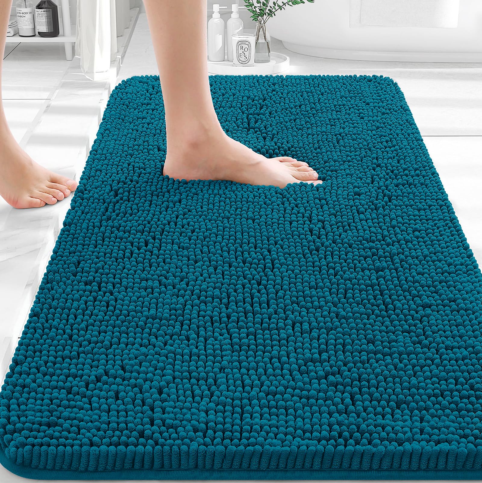 OLANLY vue avant du tapis 30x20 offrant confort doux immédiat
