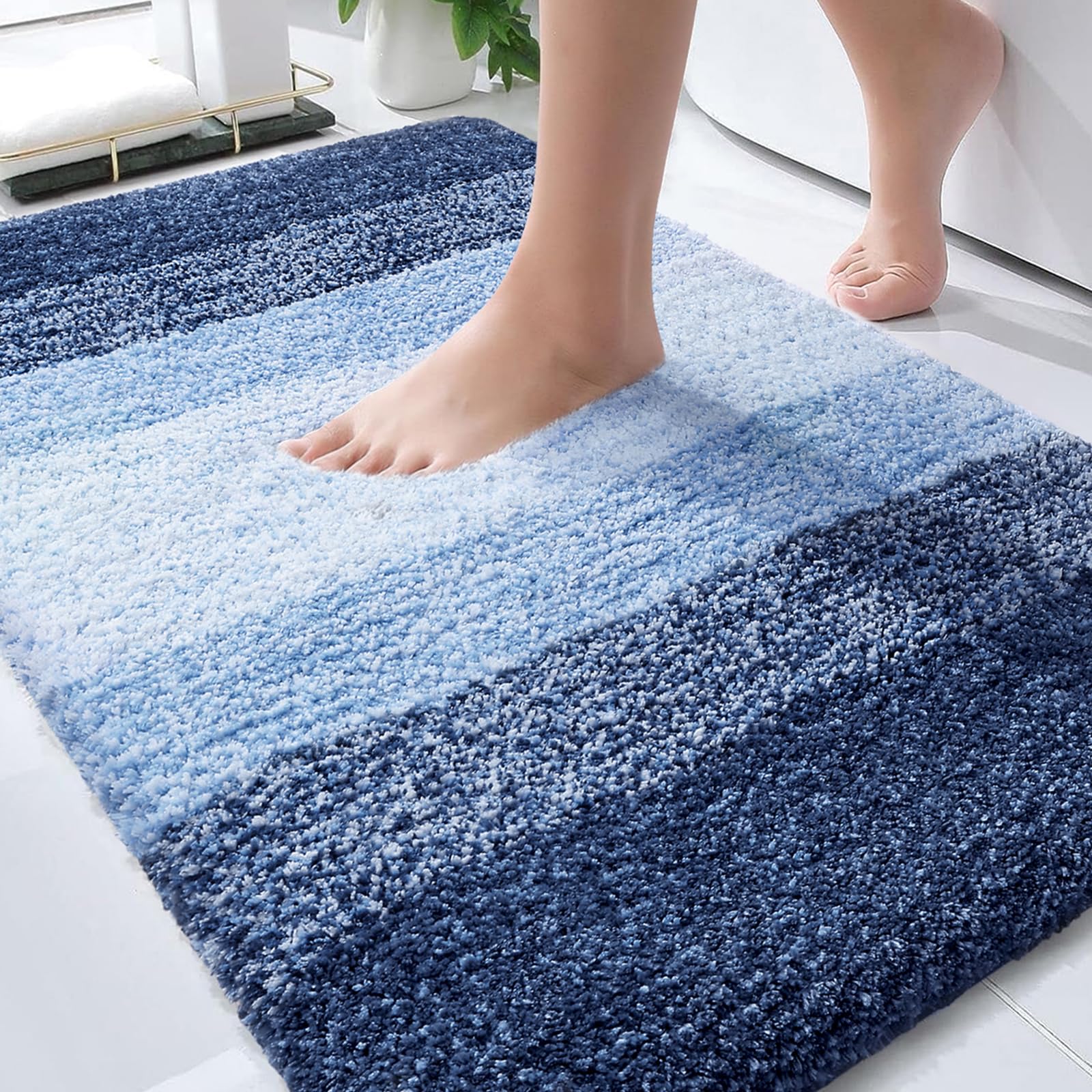OLANLY tapis face avant montrant confort et design décoratif