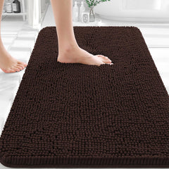 OLANLY tapis de bain face avant montrant douceur et finition