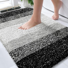 OLANLY tapis face avant design rayé pour plus de confort