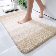 OLANLY vue de face du tapis de bain 24x16, confort immédiat