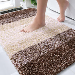 OLANLY tapis de bain face avant montrant le design et le confort