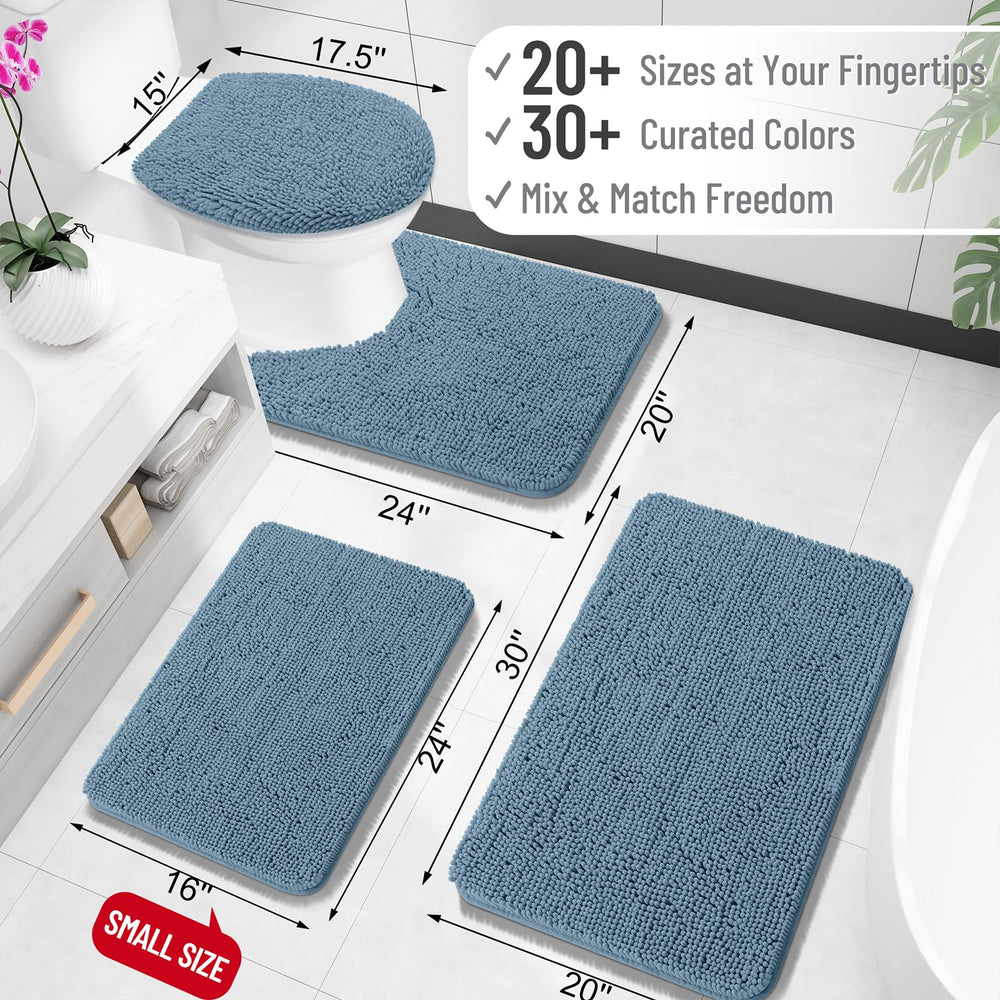 OLANLY gros plan chenille montrant douceur et absorption rapide
