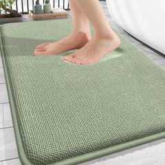OLANLY face avant du tapis montrant couleur vert sauge et style élégant
