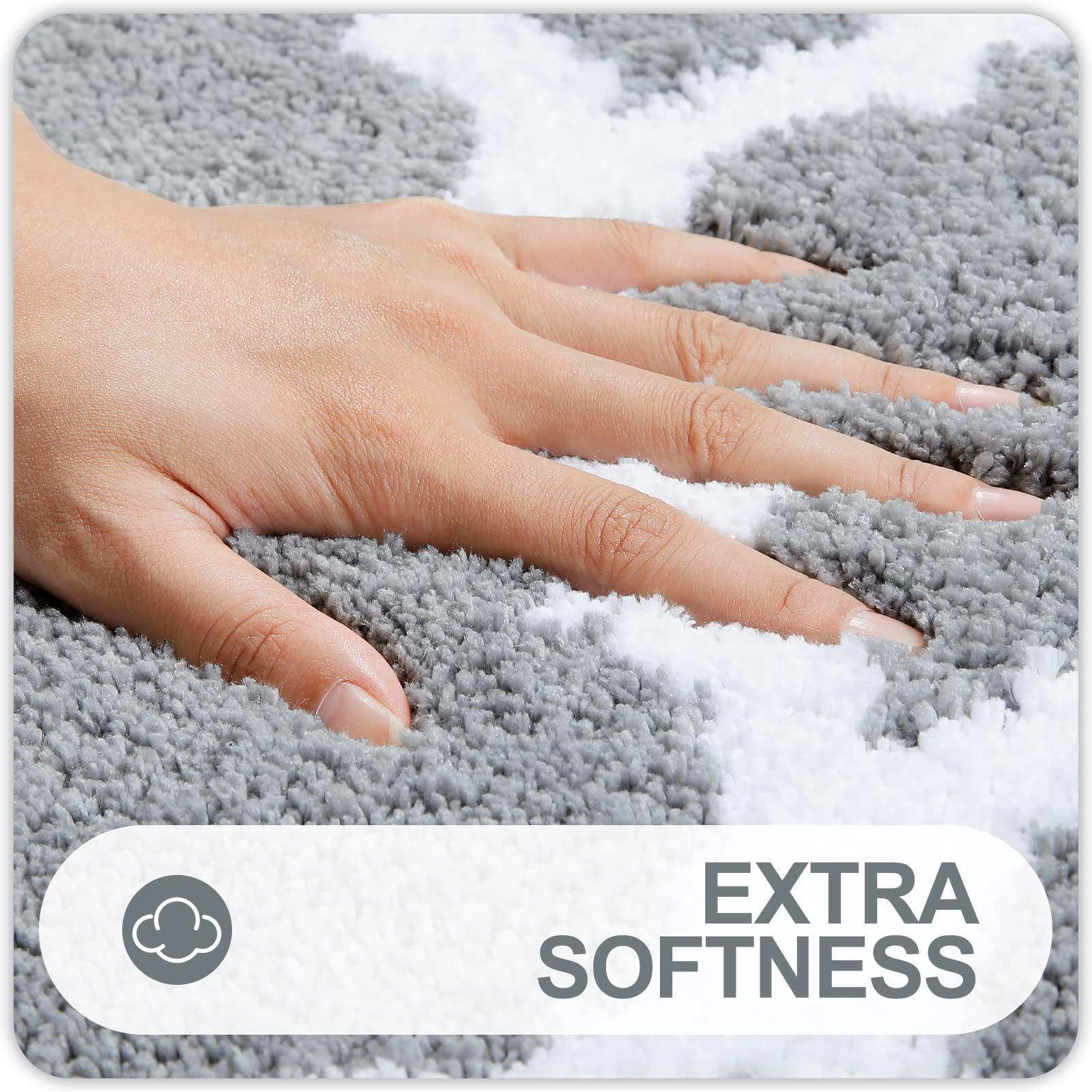 OLANLY gros plan sur texture, fibres ultra-fines pour absorption rapide