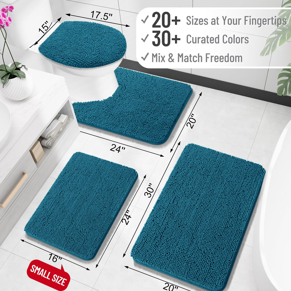 OLANLY gros plan chenille montrant absorption et confort sous les pieds