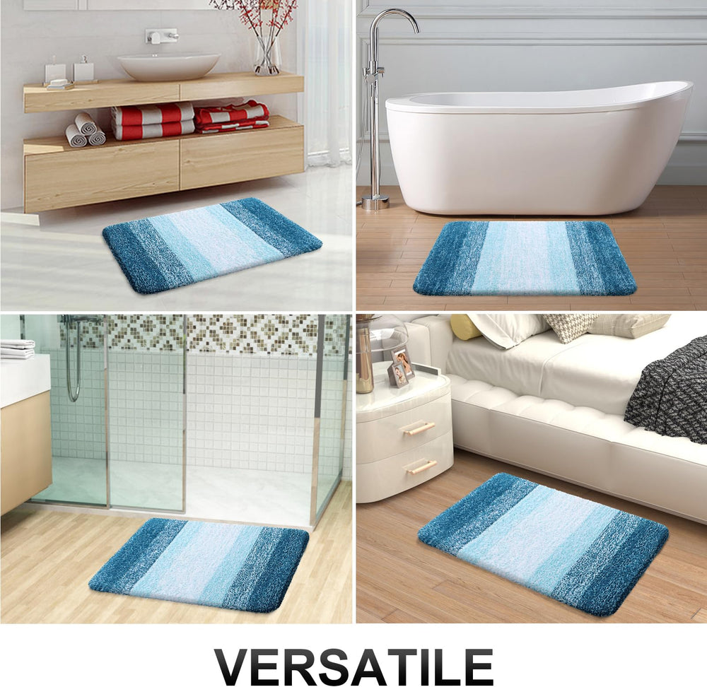 OLANLY tapis pendant lavage démontrant entretien simple et séchage