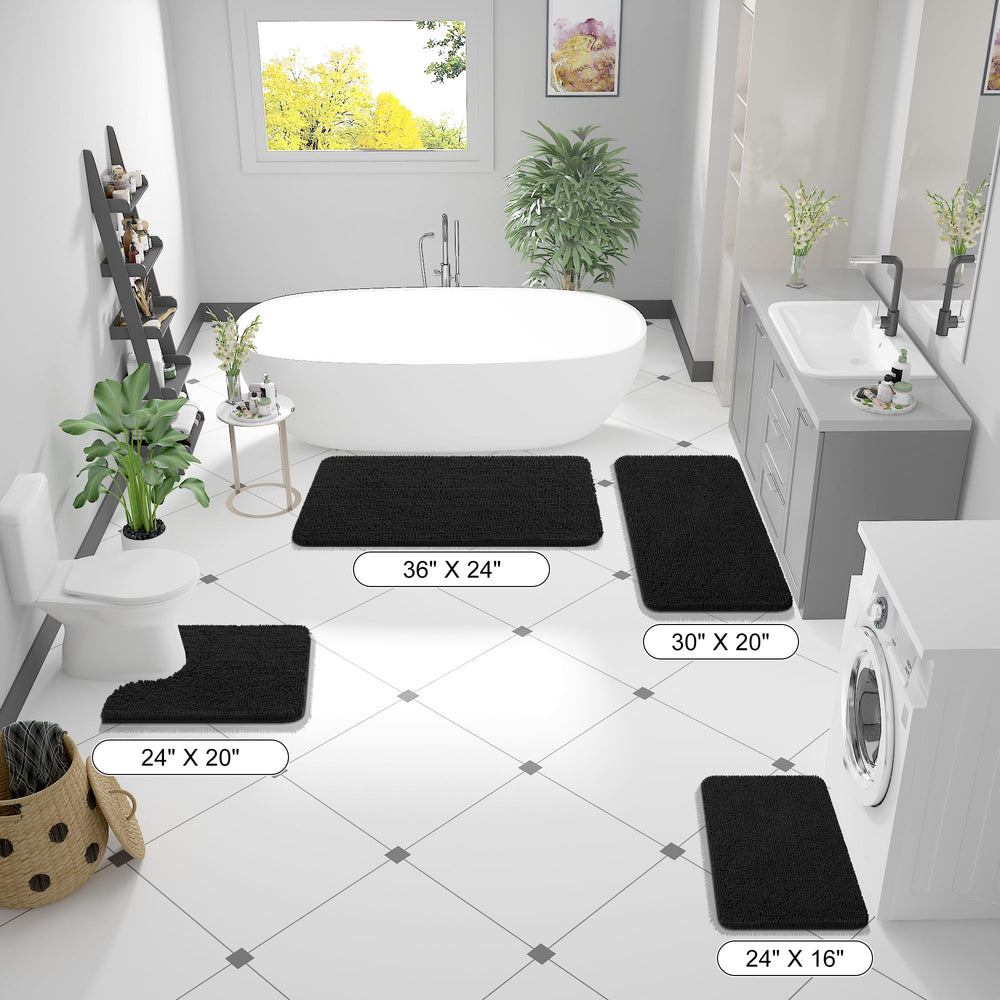 OLANLY gros plan sur la texture chenille offrant confort moelleux et absorption