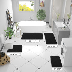 OLANLY gros plan sur la texture chenille offrant confort moelleux et absorption