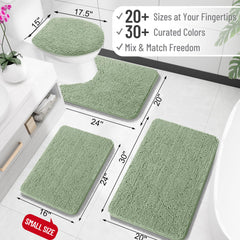 OLANLY gros plan des fibres chenille montrant douceur et absorption