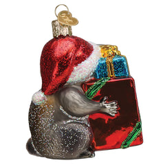 Old World Christmas ornement sur sapin, ajoute malice et couleur