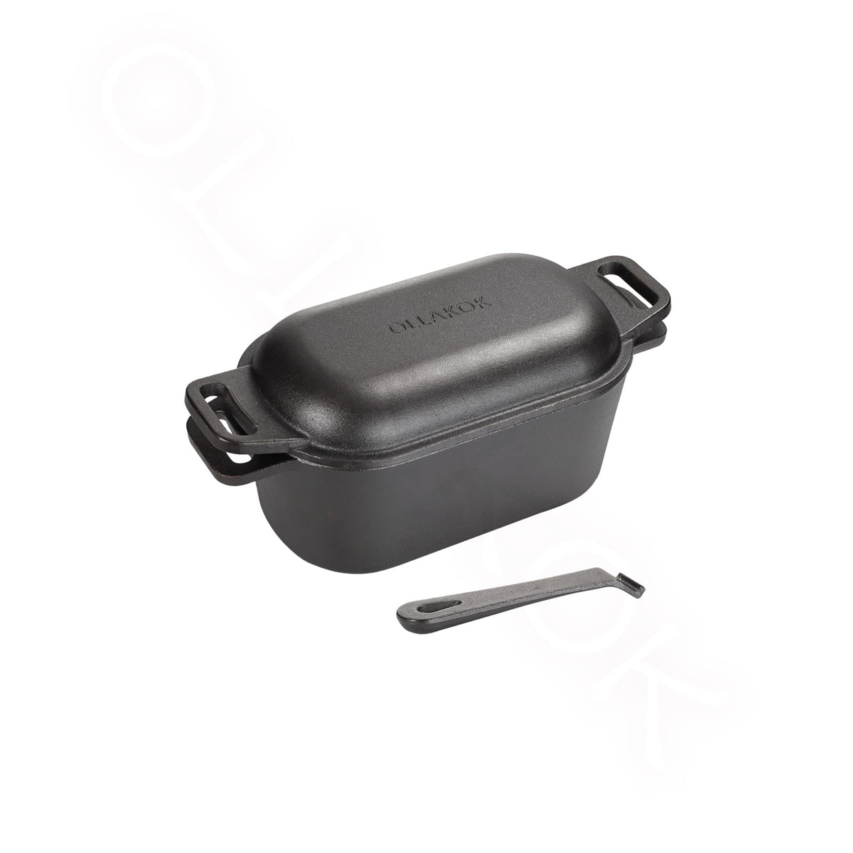 OLLAKOK cocotte avant avec couvercle montrant polyvalence et design robuste