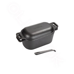 OLLAKOK cocotte avant avec couvercle montrant polyvalence et design robuste