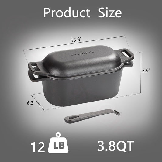 OLLAKOK gros plan surface pré-assaisonnée offrant une cuisson antiadhésive