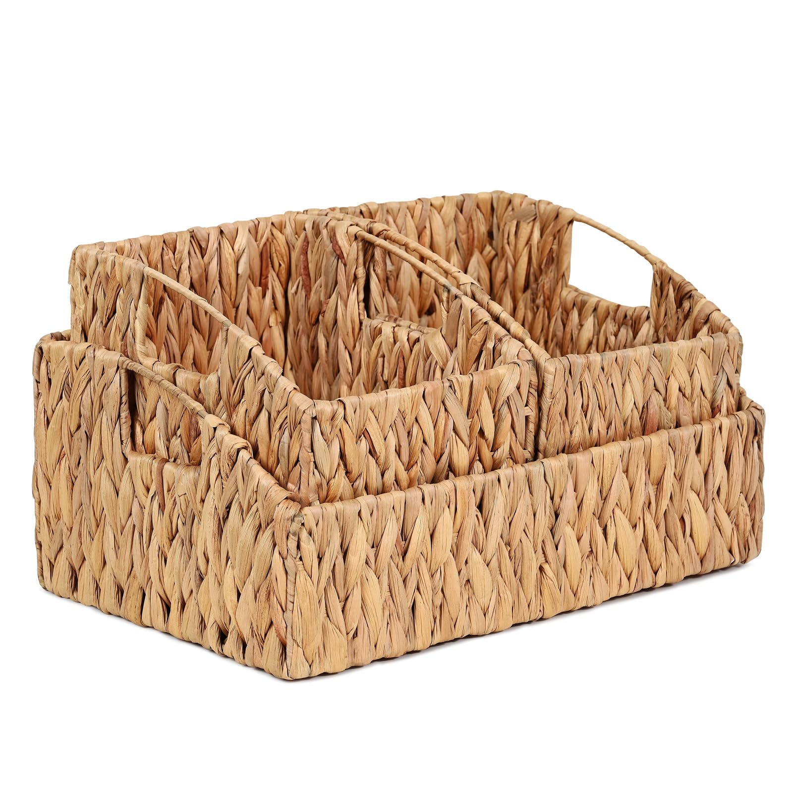 Ollieroo panier dans un salon, rangement décoratif pour plaids et jouets