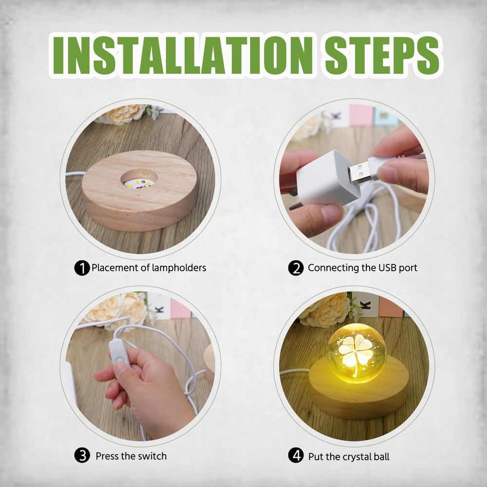 Olutacot socle avec câble USB et interrupteur pour branchement simple