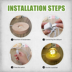 Olutacot socle avec câble USB et interrupteur pour branchement simple