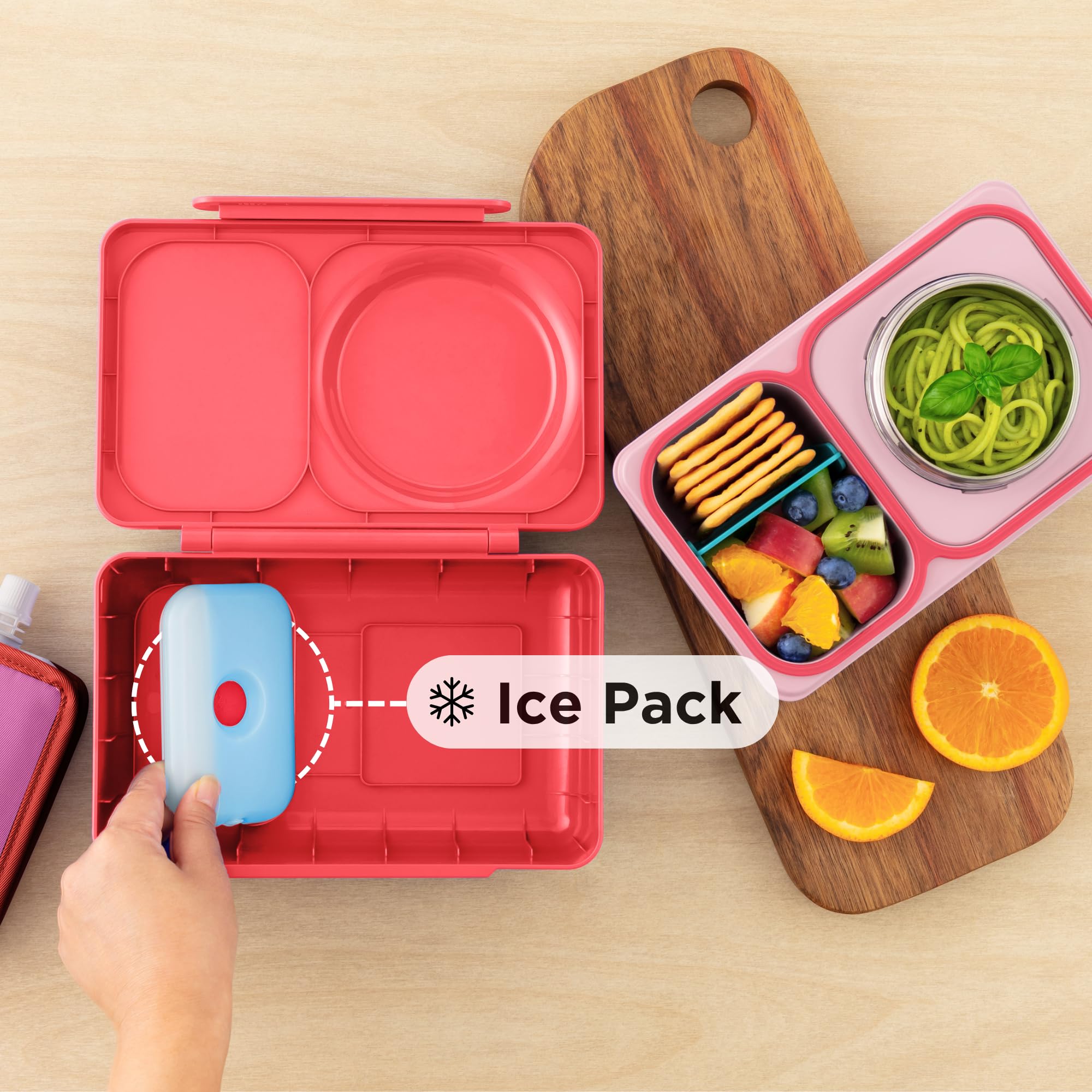 Omie OmieBox UP bocal thermique gros plan montrant isolation pour repas chauds