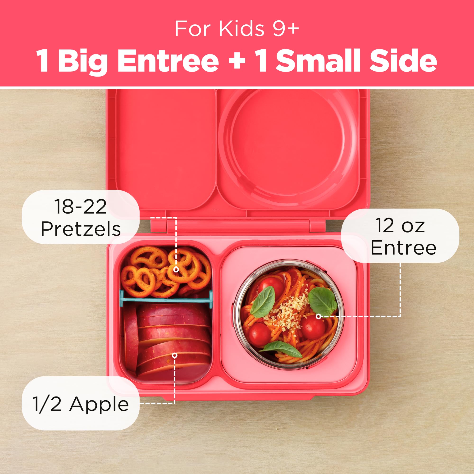 Omie OmieBox UP glacette amovible détaillée conservant aliments frais