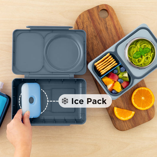 Omie OmieBox UP gros plan sur la gourde thermique montrant isolation et capacité