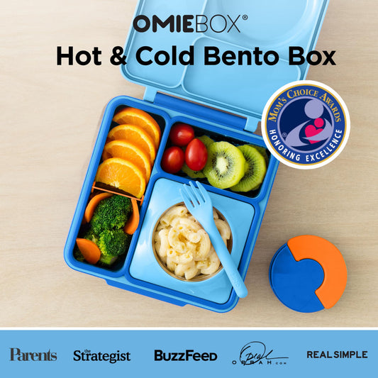 Omie OmieBox pot isotherme gros plan montrant isolation et durabilité