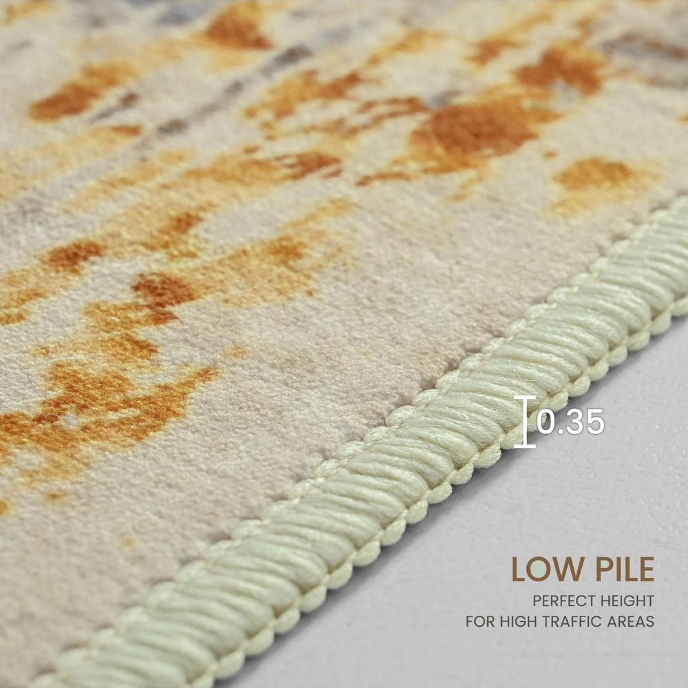 Ompaa tapis avec enfant et chien illustrant confort familial et résistance
