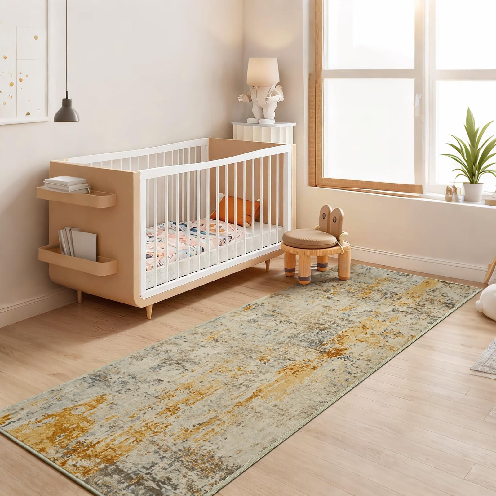 Ompaa tapis installé dans couloir montrant style neutre et transition décorative