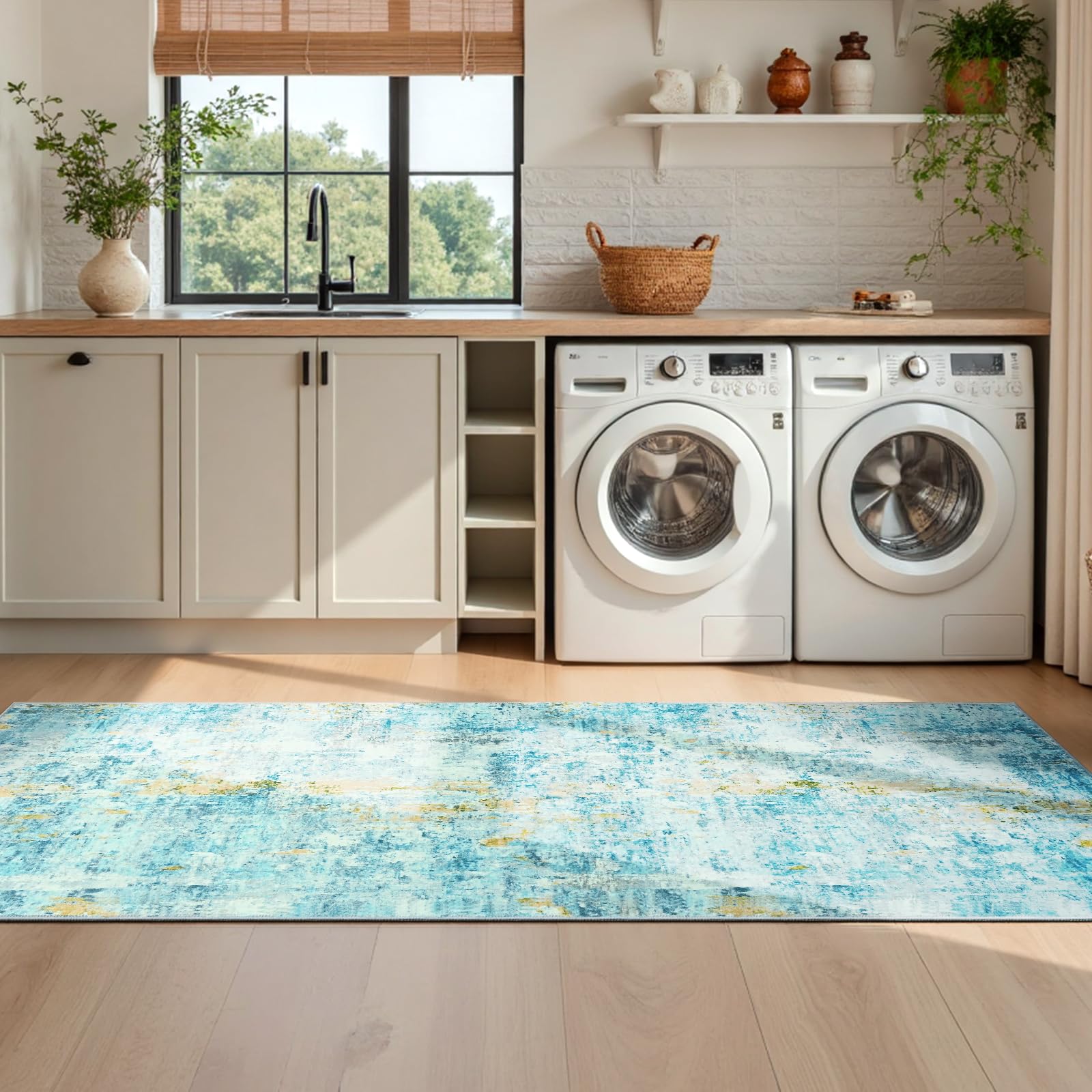 Ompaa tapis utilisé en cuisine, surface lavable et résistance aux tâches