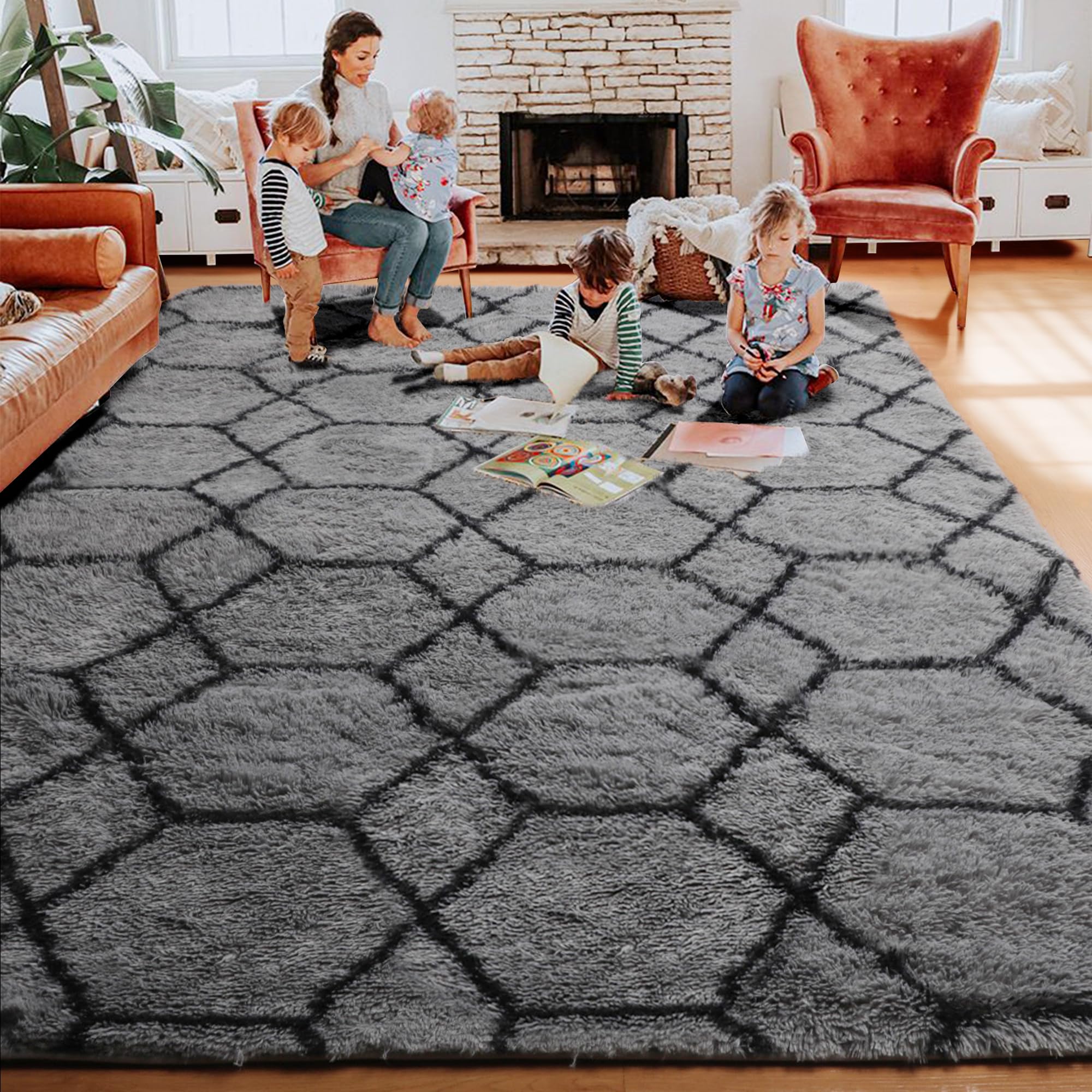 ONASAR tapis sous lit dans une chambre, crée ambiance cosy