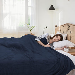 ONDAN couverture posée sur lit double pour chaleur et ajustement complet